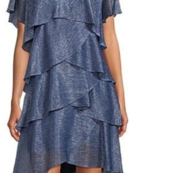 SLNY sparkle ruffle dress - Picture 8 of 9